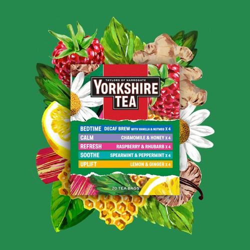Yorkshire Tea Fruit & Herbal Selection Pack Enveloped Tea Bags