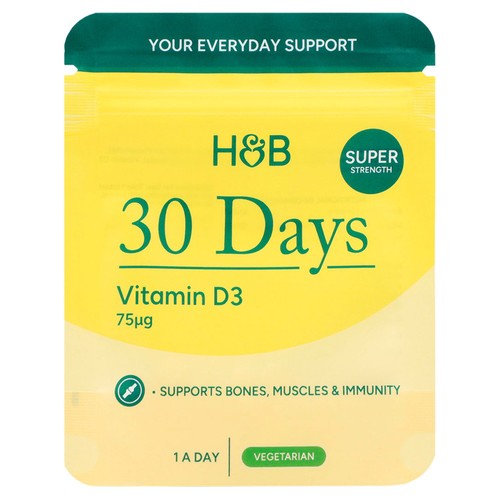 Holland & Barrett Vitamin D3 75 ug