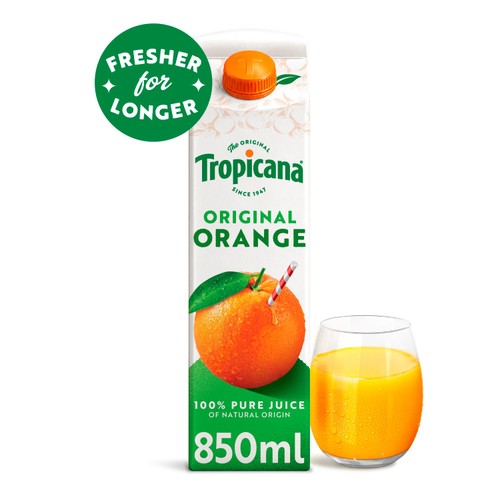 Tropicana Long Life Pure Original Orange Fruit Juice with Bits
