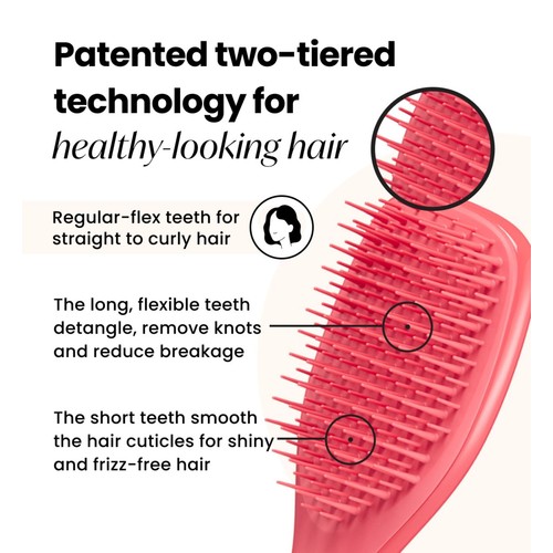 Tangle Teezer Kids Mini Detangling Hairbrush, Pink Punch