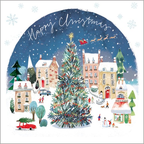 Village Scene Charity Christmas Card Pack