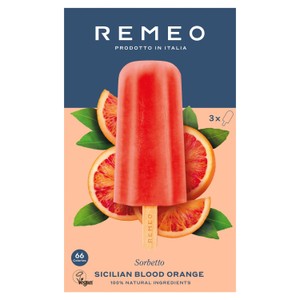 Remeo Blood Orange Sorbetto Lollies