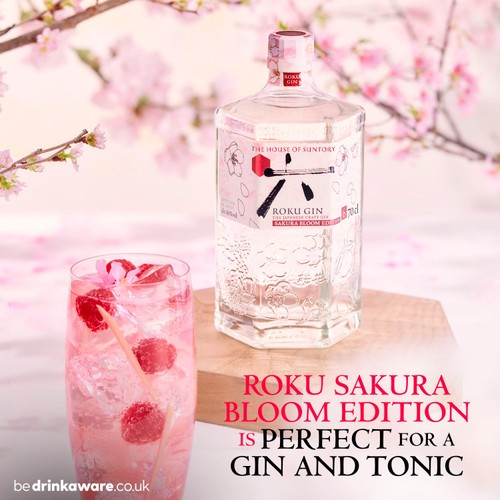Roku Japanese Craft Gin - Sakura Bloom Edition