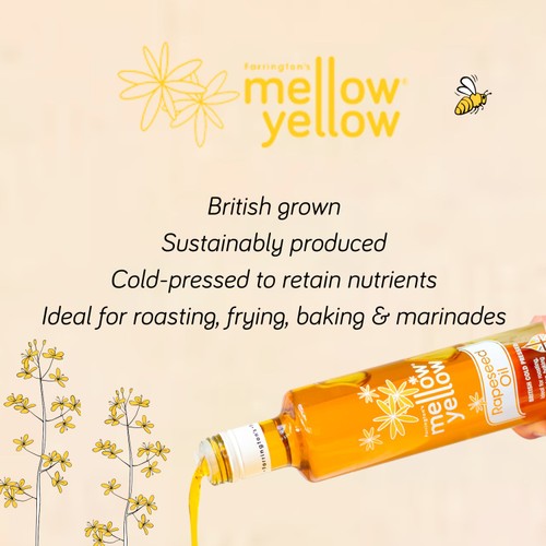 Farringtons Mellow Yellow Cold Pressed Rapeseed Oil