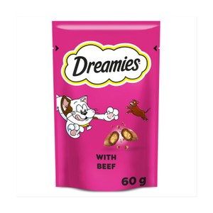 Dreamies Cat Treats Biscuits with Beef 60g