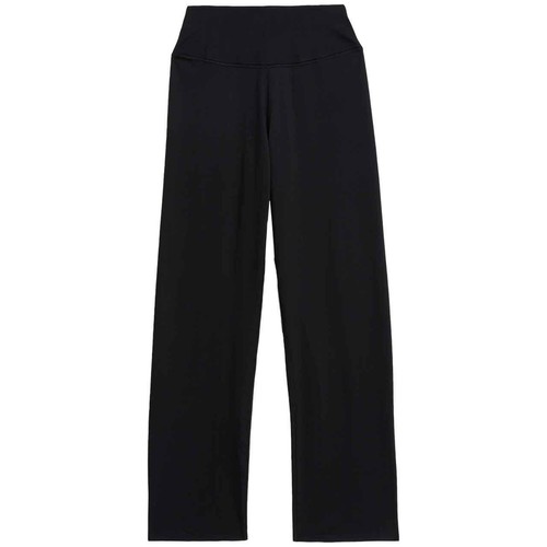 M&S Womens Goodmove Go Balance Straight Leg Yoga Joggers, size 12, Black