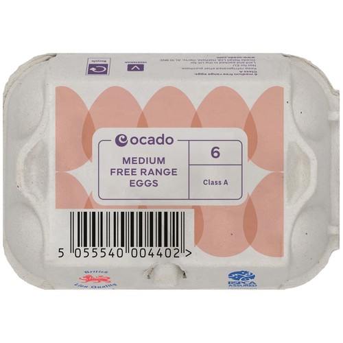 Ocado Medium Free Range Eggs
