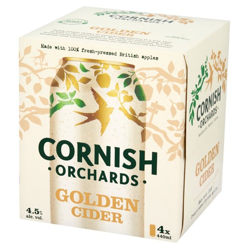 Cornish Orchards Gold Cider Cans 4.5%