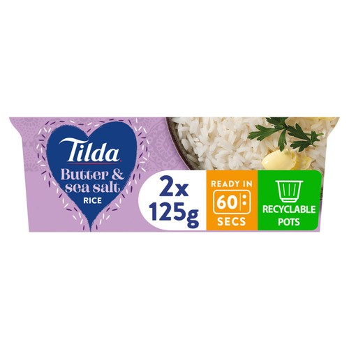 Tilda Pots Butter and Sea Salt Jasmine Rice