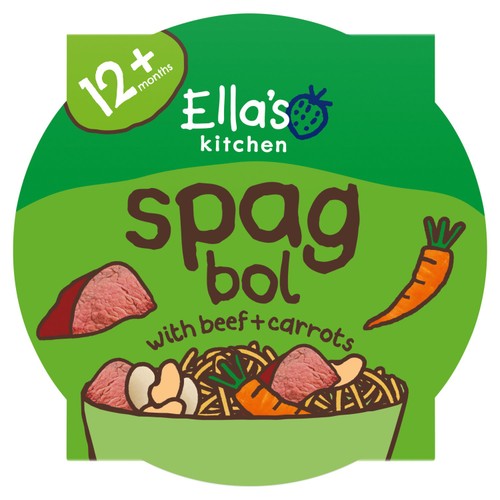 Ella's Kitchen Organic Spaghetti Beefy Bolognese Tray 12+ Months