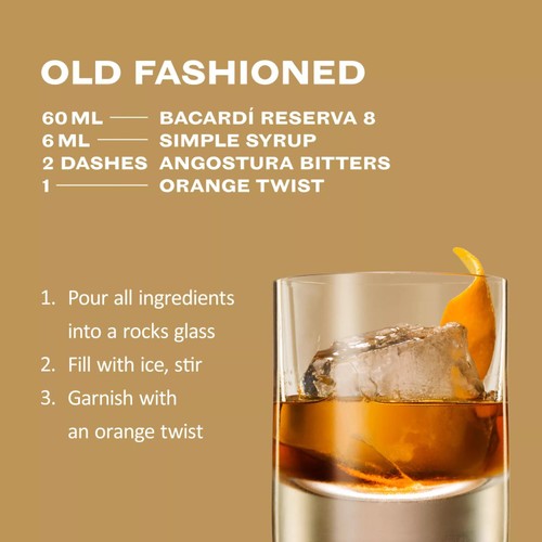 Bacardi Reserva 8 Year Old Premium Aged Rum