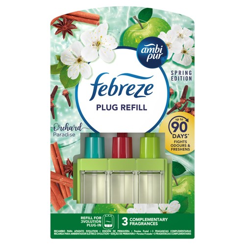 Febreze With Ambi Pur Air Freshener Plug-In Refill Orchard Paradise