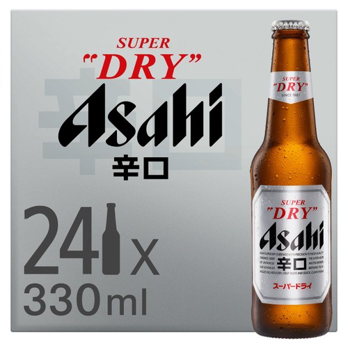 Asahi Super Dry Beer Lager Bottles