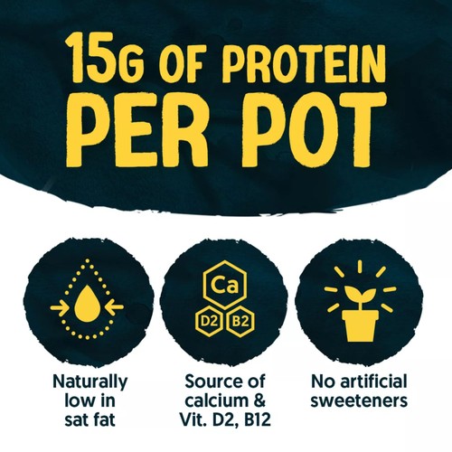 Alpro Plant Based High Protein Banana Biscuit Yoghurt Alternative