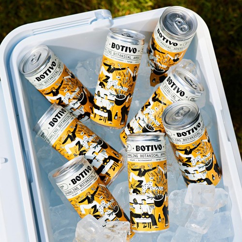 Botivo Alcohol Free Sparkling Botanical Aperitivo Can