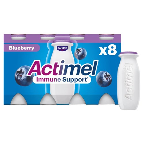 Actimel Blueberry Immune Support Yoghurt Drink Multipack