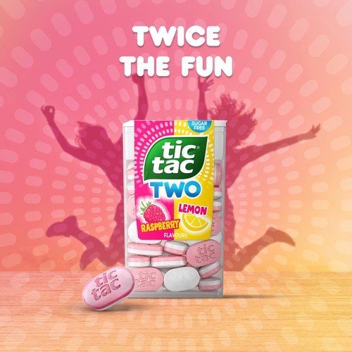 Tic Tac Two Raspberry and Lemon