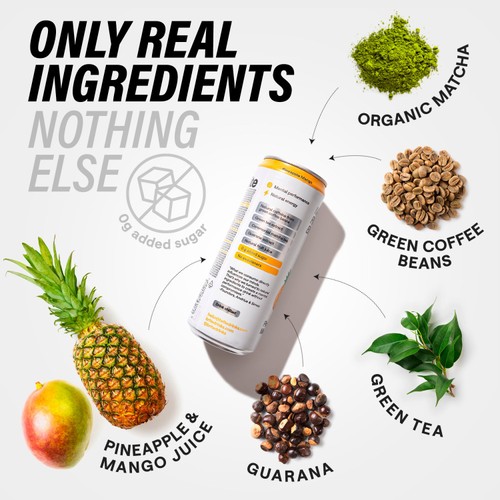 Brite Natural Focus, Energy Pineapple Mango