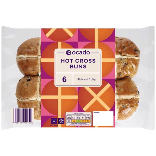 Ocado Hot Cross Buns