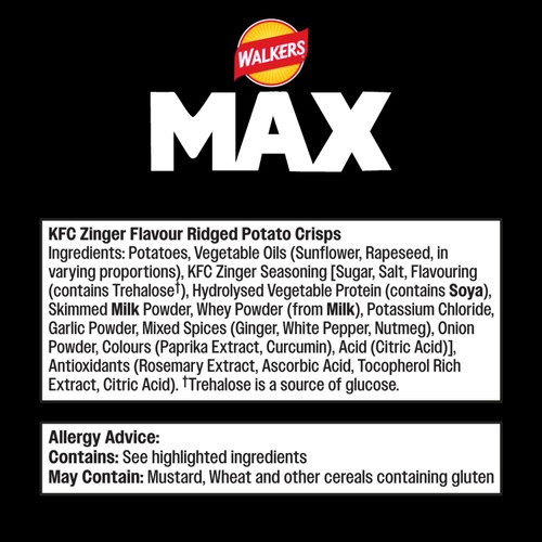 Walkers Max KFC Zinger