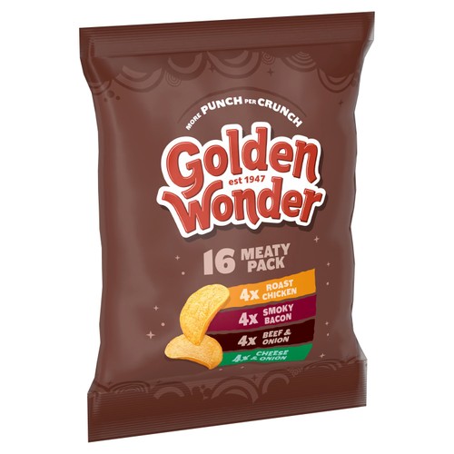 Golden Wonder Meaty Crisps Multipack