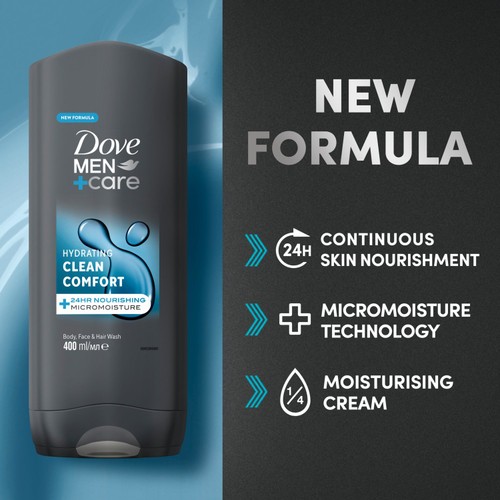 Dove Men+Care Clean Comfort Body & Face Wash