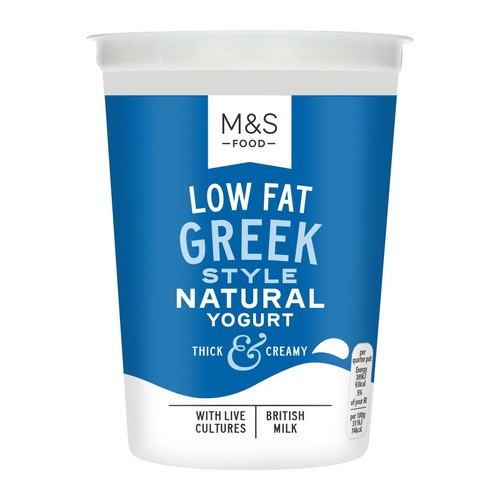 M&S Low Fat Greek Style Live Yoghurt