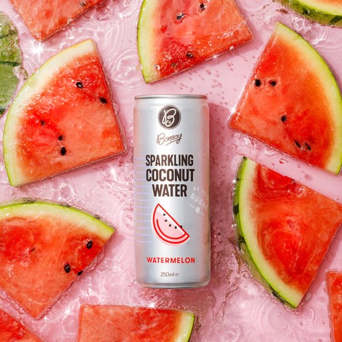 Bonsoy Sparkling Coconut Water With Watermelon