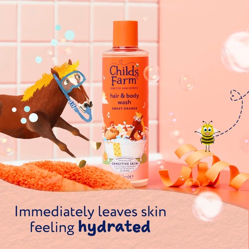 Childs Farm Hair & Body Wash, Sweet Orange