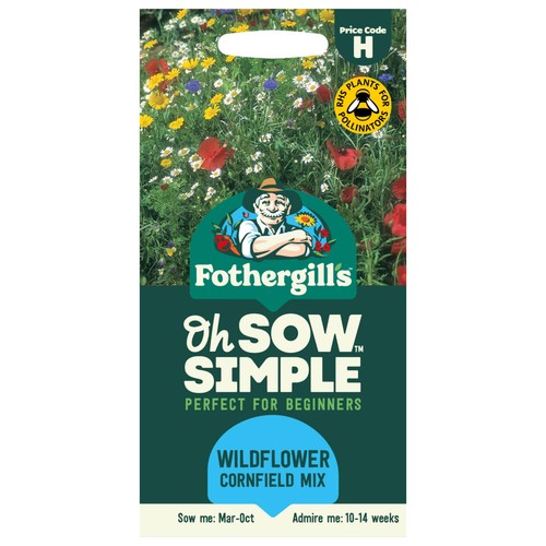 Mr Fothergills Seeds Oh Sow Simple Wildflower Cornfield Mix