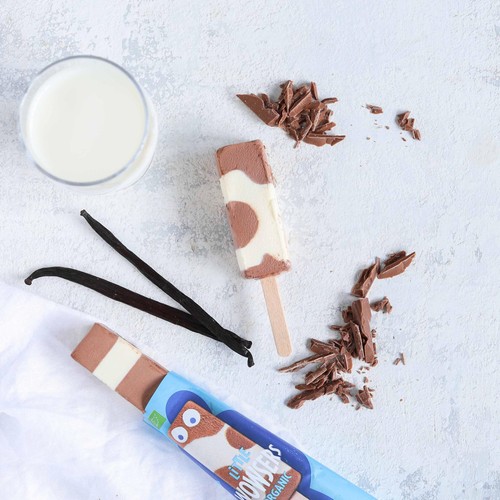 Wowsers Organic Little Vanilla & Chocolate Ice Cream Lollies