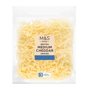 M&S British Medium Grated Cheddar