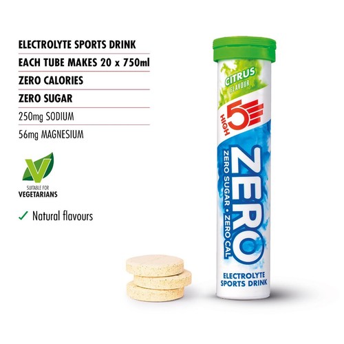 HIGH5 ZERO Citrus Electrolyte Sports Drink Tablets
