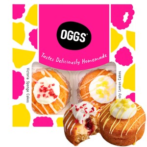 OGGS 4 Victoria Sponge & Zesty Lemon Cakes Box