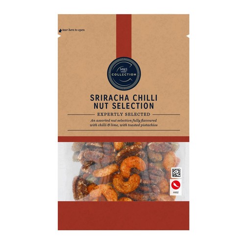 M&S Sriracha Chilli Nut Selection