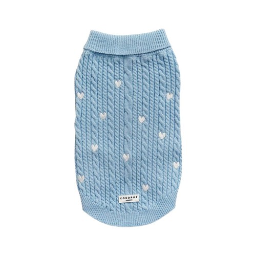 Cocopup Blue Heartstrings Jumper for Dog - S