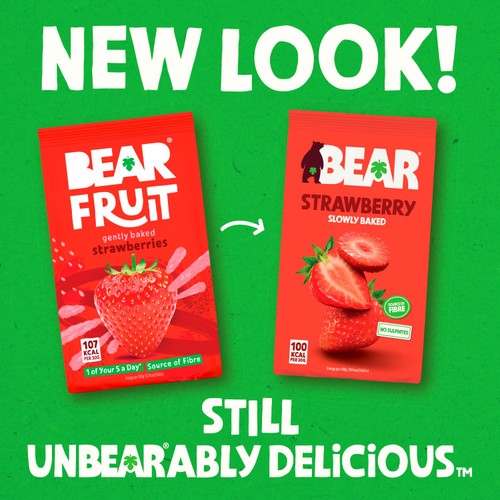 BEAR Fruit Gently Baked Strawberries