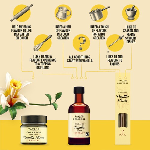 Taylor & Colledge Organic Vanilla Bean Paste