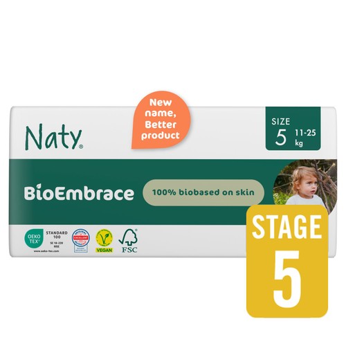 Naty BioEmbrace Big Pack Nappies Size 5 (11-25kg)
