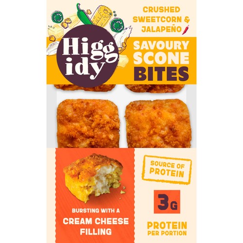 Higgidy Crushed Sweetcorn & Jalapeno Savoury Scone Bites