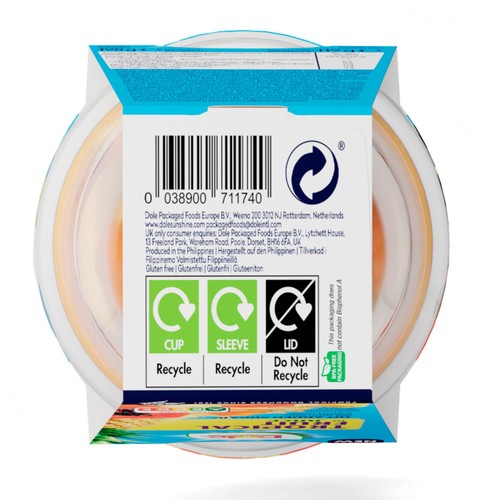 Dole Tropical Fruit In Juice Fruit Pot