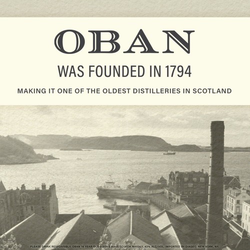 Oban 14 Year Old Single Malt Scotch Whisky