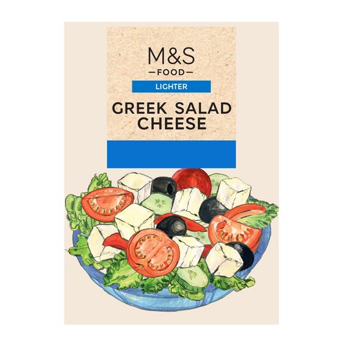 M&S Greek Lighter Salad Cheese