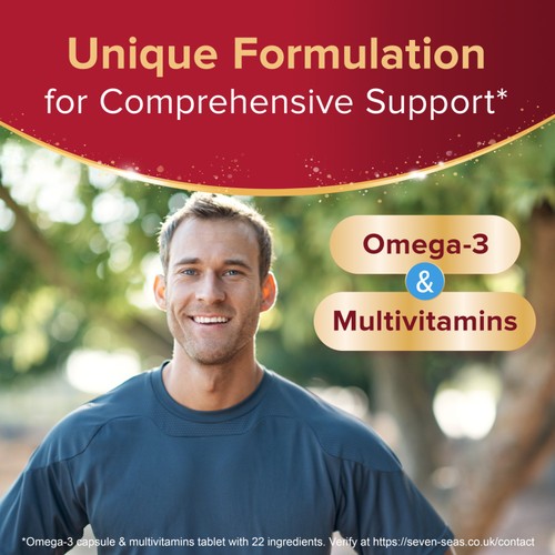 Seven Seas Omega-3 & Multivitamins Man