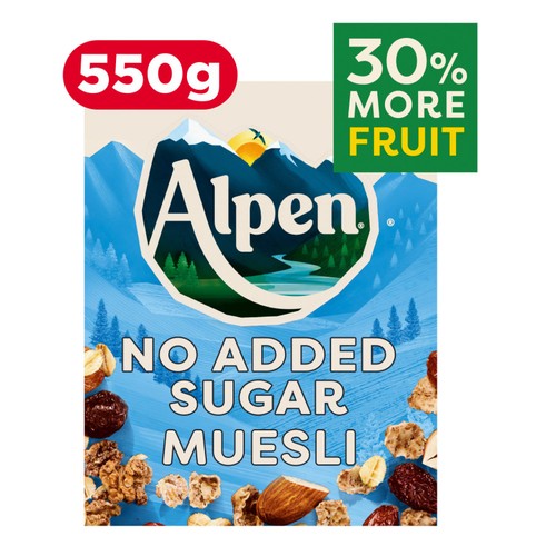 Alpen No Added Sugar Muesli Breakfast Cereal