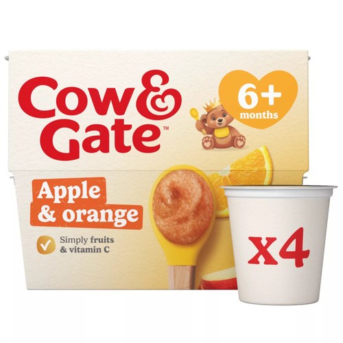 Cow & Gate Apple Orange & Acerola Baby Food Fruit Pot 6+ Months