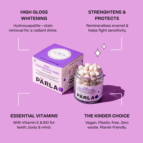 PARLA PRO Toothpaste Tablets Sensitive High Gloss Whitening
