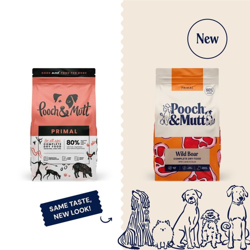 Pooch & Mutt Primal Wild Boar Meat Dry Food