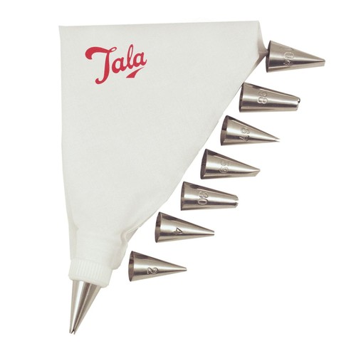 Tala Icing Bag Set with 8 Nozzles 