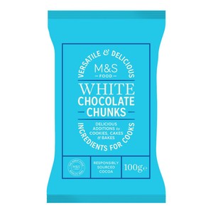 Dr. Oetker Chocolate Chunks White 100g